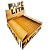 Seda Papelito Brown Marrom Longa King Size Caixa 25 Livretos - Imagem 2