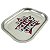 Bandeja Metal Lion Circus Pequena Prata Cinza 18 Cm - Imagem 2