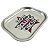 Bandeja Metal Lion Circus Pequena Prata Cinza 18 Cm - Imagem 5