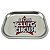 Bandeja Metal Lion Circus Pequena Prata Cinza 18 Cm - Imagem 1