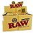 Caixa De Piteira Papel Raw Grande Classica Pro 24 Livretos - Imagem 1