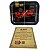 Bandeja Raw Black De Metal Premium Media Preta Dourada 27 Cm - Imagem 2