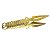 Pegador Dourado Caveira De Metal Grande - Imagem 4