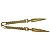 Pegador Dourado Caveira De Metal Grande - Imagem 3