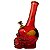 Bong De Vidro Reforçado Caveira Grande D&K Glass Colorida - Imagem 3