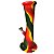 Bong Silicone Flexivel Com Bowl De Aluminio Dobravel 22cm - Imagem 1