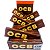 Caixa De Seda Ocb Brown Marrom 1 1/4 Original C/25 Livretos - Imagem 2