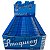 Caixa Seda Smoking Smoqueen Sapphire Folha Azul King Size C/ 50 - Imagem 2
