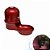 Comedouro VM RP 1500ml Alumínio Vermelho para Cães - Imagem 3