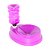 Bebedouro Pelo Longo para Cães Gatos com Garrafa 500ml Rosa - Imagem 1