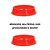 Comedouro para Gatos Cor Vermelho Capacidade 160ml Pet Star - Imagem 3