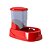 Comedouro Dosador para Cães e Gatos Classic Vermelho 500ml - Imagem 1
