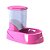 Comedouro Dosador para Cães e Gatos Classic Pet 500g Rosa - Imagem 1