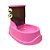 Comedouro Dosador para Cães e Gatos Classic Pet 500g Rosa - Imagem 2