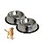Comedouro Inox Polido para Cães e Gatos Tamanho de 30cm - Imagem 3