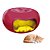 Cama Donut Cat Home Redonda Túnel para Gatos Cor Vermelho - Imagem 2