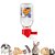 Bebedouro Pingoo Pet com Bico de Vidro para Hamsters 120ml - Imagem 3