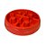 Comedouro Labirinto Educativo para Pets Anti Stress Vermelho - Imagem 1