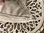 Capa almofada linho 30x50cm persponto estampa G Rosamar 5530  ( Não acompanha enchimento ) - Imagem 4