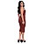 Vestido Midi Tubinho Coladinho Tomara que Caia Bandeau Anarruga - CRISS MARROM - Imagem 2