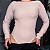 Body feminino manga longa anarruga - ISIS NUDE - Imagem 5