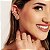 Brinco Ear Hook Meia Argola Banhado a Ouro 18K - Imagem 2