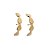 Brinco Ear Hook 4 Gotas Banhado a Ouro 18K - Imagem 3