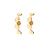 Brinco Ear Hook 4 Gotas Banhado a Ouro 18K - Imagem 4