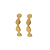 Brinco Ear Hook 4 Gotas Banhado a Ouro 18K - Imagem 2