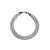 Pulseira Trançada Banhada a Ródio Branco - Imagem 2
