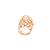 Anel Folhas Banhado a Ouro 18K - Imagem 5
