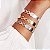 Bracelete do Infinito Banhado a Ouro - Imagem 1