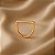 Anel Poli Banhando a Ouro 18K - Imagem 1