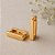 Brinco Argola Retangular G Banhado a Ouro 18K - Imagem 1