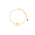 Pulseira Menina com Zircônia Banhada a Ouro 18K - Imagem 1