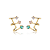 Brinco Ear Cuff com 3 Zircônias - Imagem 2