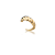 Ear Cuff Waves - Piercing Fake Espiral Dourado - Imagem 2