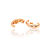 Brinco Ear Hook Liso Banhado a Ouro 18K - Imagem 3