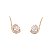 Brinco Elegance Gota Zircônia Ouro 18K - Imagem 2