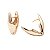 Argola Curvada P Banhado A Ouro 18K - Imagem 3