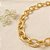 Maxi Colar Elos Bold Texturizados Ouro 18K - Imagem 1