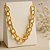 Maxi Colar Elos Bold Texturizados Ouro 18K - Imagem 2