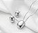 Conjunto Oval Liso Ródio - Imagem 1