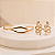 Kit Brinco e Bracelete Serpente Banhado a Ouro 18K - Imagem 1
