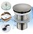 Válvula Click Para Lavatório Banheiro Inox Ralo 7/8 E312 Sowshop - Imagem 2
