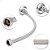 Engate Flexível Trançado 60 cm Malha Inox MF 1/2’’ Sowshop - Imagem 3