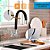 Torneira Flexível Preta Cozinha bancada de mesa com jato continuo Gourmet Sowshop SOW539P - Imagem 2