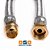 Mangueira Flexível De Gás Nitrílica Metálica Cromada 1/2Mx1/2F 1M Sowshop - Imagem 3