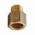Bucha De Redução Em Latão 1/8m npt X 7/16f Hidráulica Gás Sowshop - Imagem 1