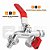 Torneira Esfera Dupla 2 Saídas 1/2x3/4 Tanque Cromado Sowshop SOW561 - Imagem 3